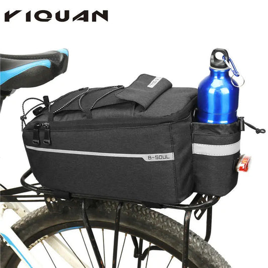 Rear Rack Bag with Bottle Holder